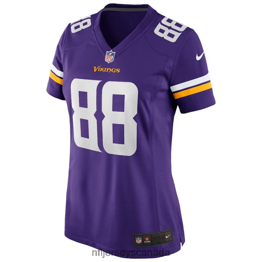 Women Minnesota Vikings Alan Page Nike Purple Game Retired Player Jersey Clothing NFL TBXFR63376