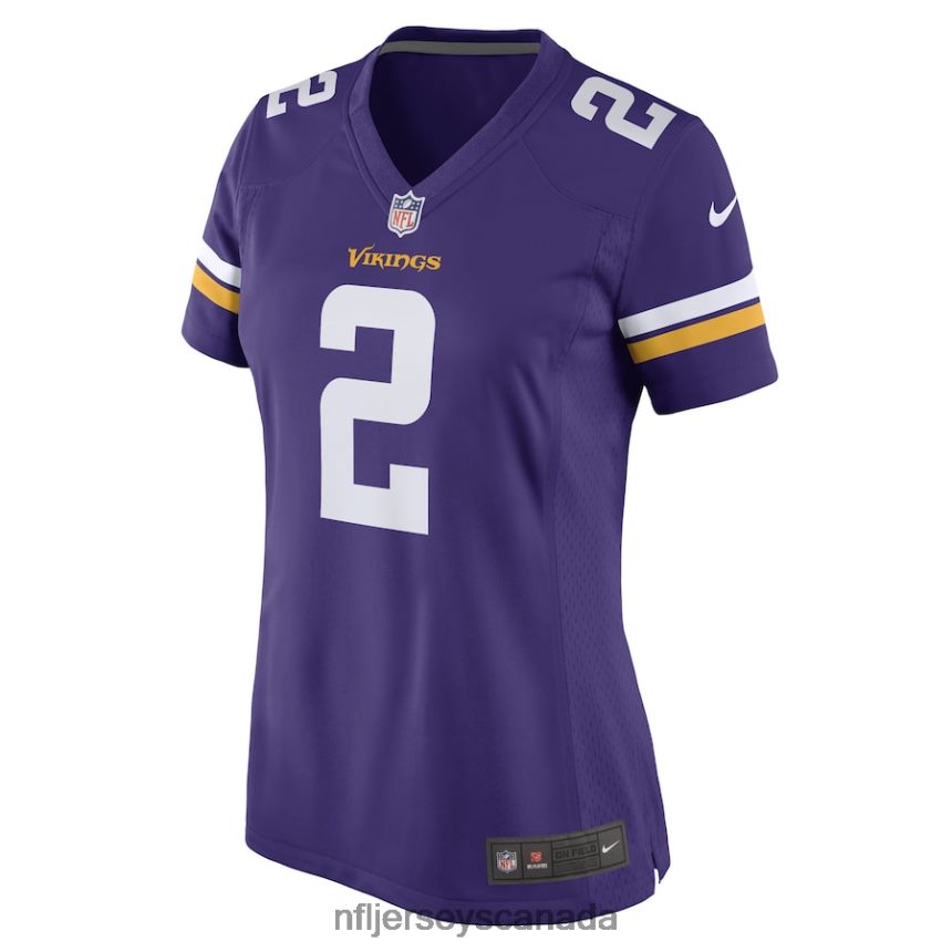 Women Minnesota Vikings Alexander Mattison Nike Purple Game Player Jersey Clothing NFL TBXFR63536