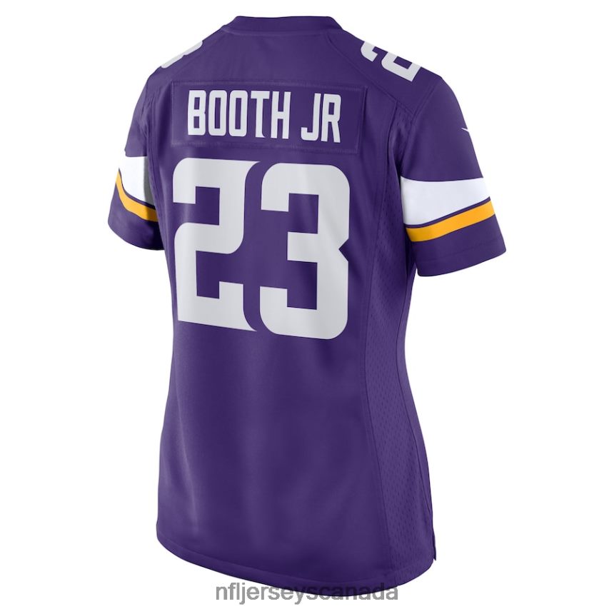 Women Minnesota Vikings Andrew Booth Jr Nike Purple Player Game Jersey Clothing NFL TBXFR65285
