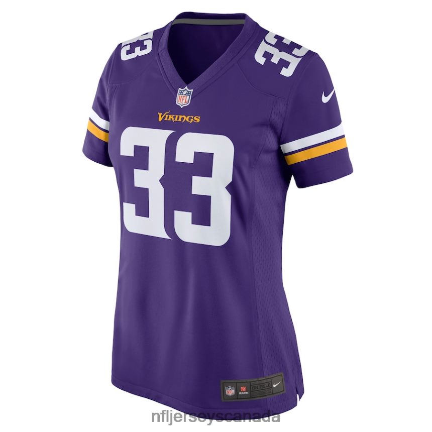 Women Minnesota Vikings Brian Asamoah Nike Purple Player Game Jersey Clothing NFL TBXFR65189