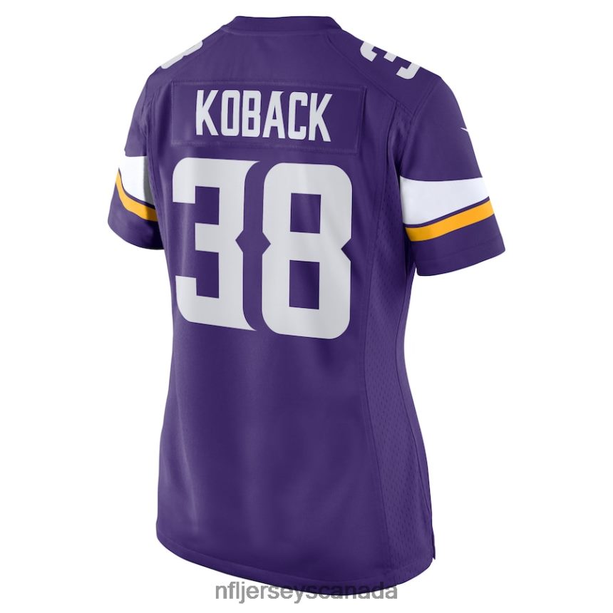 Women Minnesota Vikings Bryant Koback Nike Purple Home Game Player Jersey Clothing NFL TBXFR65229