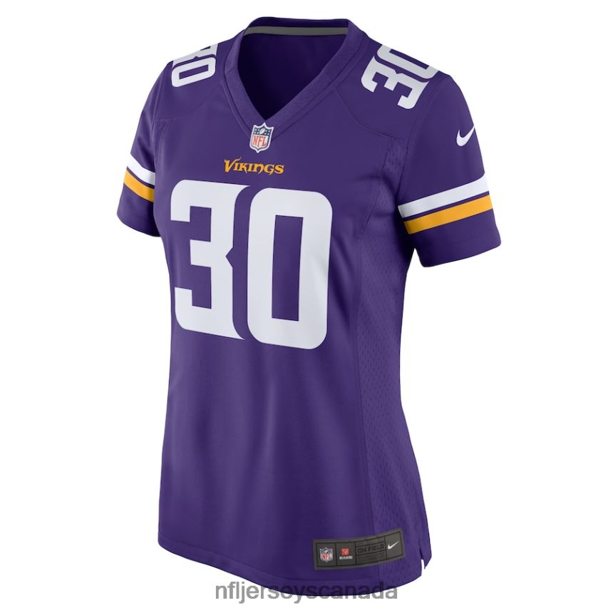 Women Minnesota Vikings CJ Ham Nike Purple Game Jersey Clothing NFL TBXFR63706