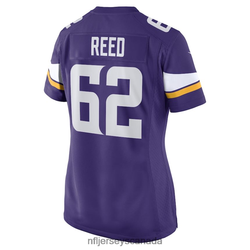 Women Minnesota Vikings Chris Reed Nike Purple Game Player Jersey Clothing NFL TBXFR65291