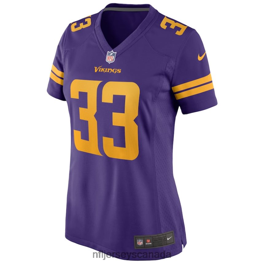 Women Minnesota Vikings Dalvin Cook Nike Purple Alternate Game Jersey Clothing NFL TBXFR62464