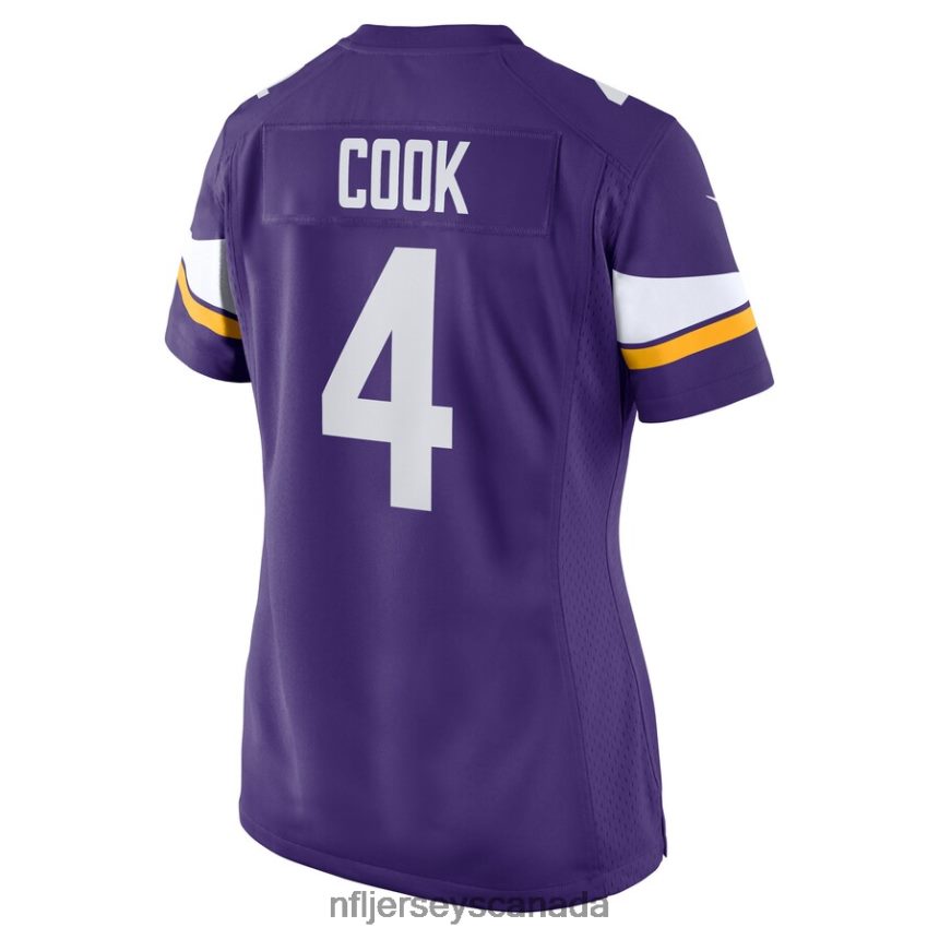 Women Minnesota Vikings Dalvin Cook Nike Purple Game Jersey Clothing NFL TBXFR62977