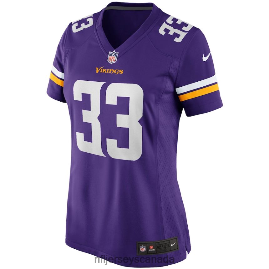 Women Minnesota Vikings Dalvin Cook Nike Purple Player Game Jersey Clothing NFL TBXFR63049