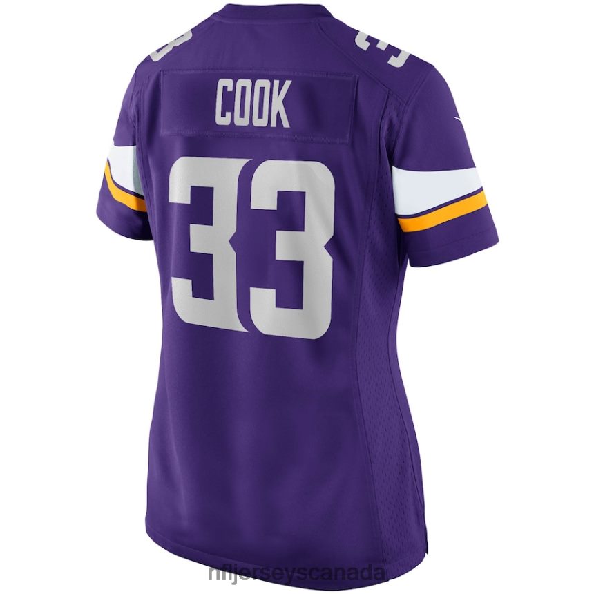 Women Minnesota Vikings Dalvin Cook Nike Purple Player Game Jersey Clothing NFL TBXFR63049