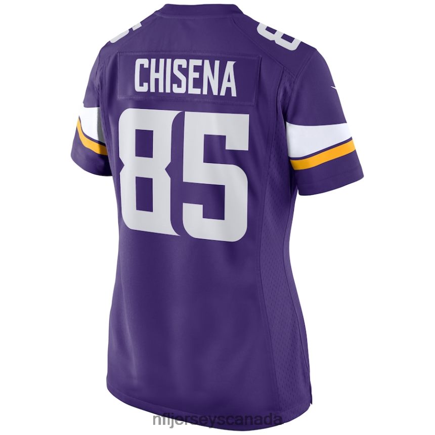Women Minnesota Vikings Dan Chisena Nike Purple Game Jersey Clothing NFL TBXFR65271