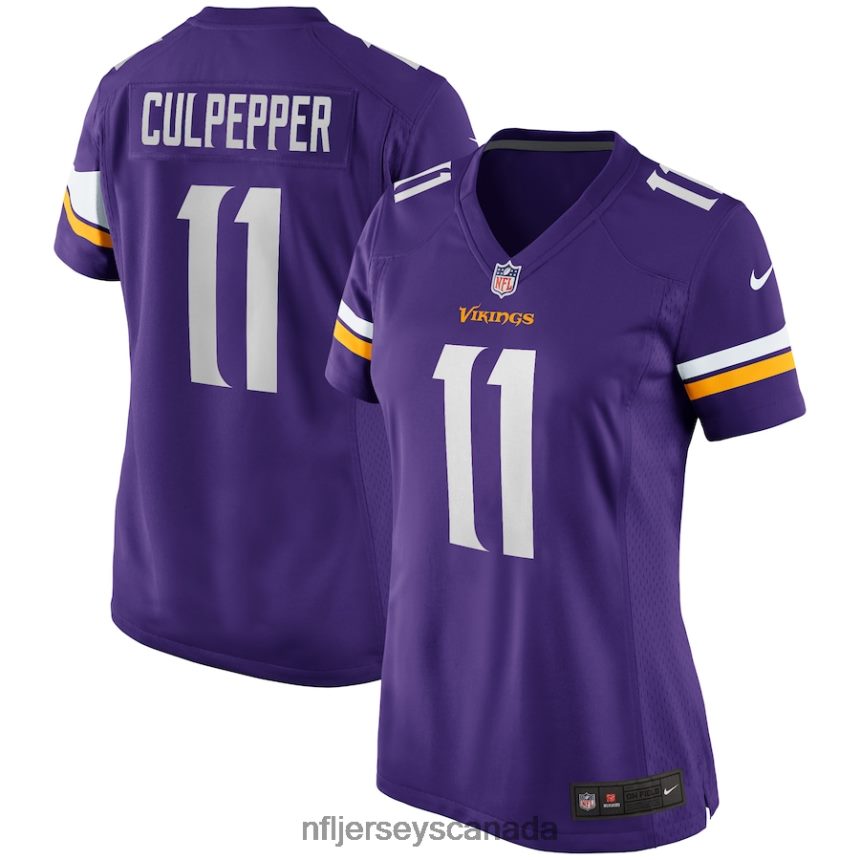 Women Minnesota Vikings Daunte Culpepper Nike Purple Game Retired Player Jersey Clothing NFL TBXFR65215
