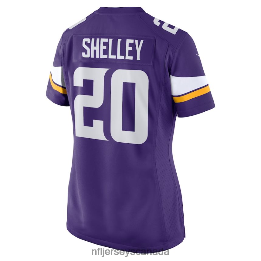 Women Minnesota Vikings Duke Shelley Nike Purple Home Game Player Jersey Clothing NFL TBXFR62353