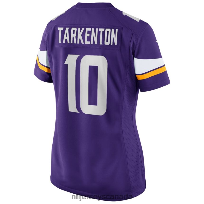 Women Minnesota Vikings Fran Tarkenton Nike Purple Game Retired Player Jersey Clothing NFL TBXFR61825