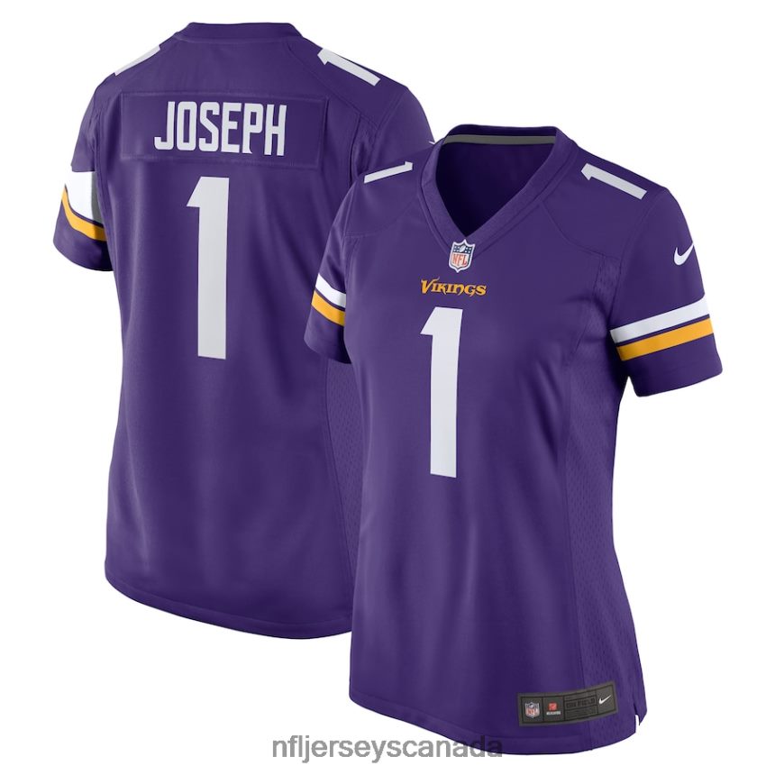 Women Minnesota Vikings Greg Joseph Nike Purple Game Jersey Clothing NFL TBXFR63202