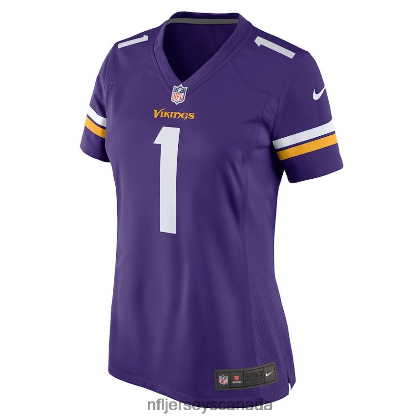 Women Minnesota Vikings Greg Joseph Nike Purple Game Jersey Clothing NFL TBXFR63202