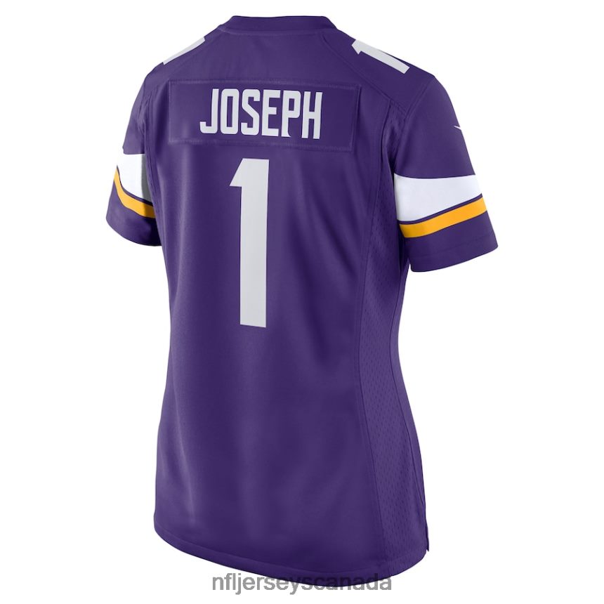 Women Minnesota Vikings Greg Joseph Nike Purple Game Jersey Clothing NFL TBXFR63202