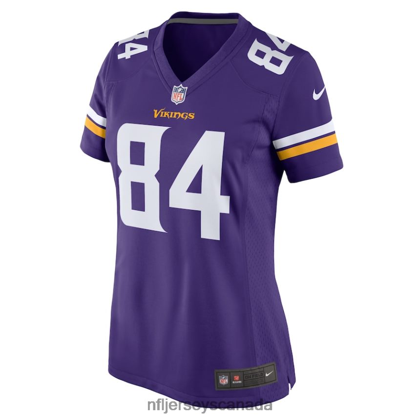 Women Minnesota Vikings Irv Smith Jr Nike Purple Game Jersey Clothing NFL TBXFR65289
