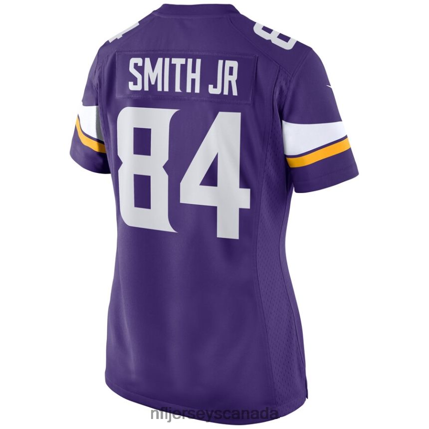 Women Minnesota Vikings Irv Smith Jr Nike Purple Game Jersey Clothing NFL TBXFR65289