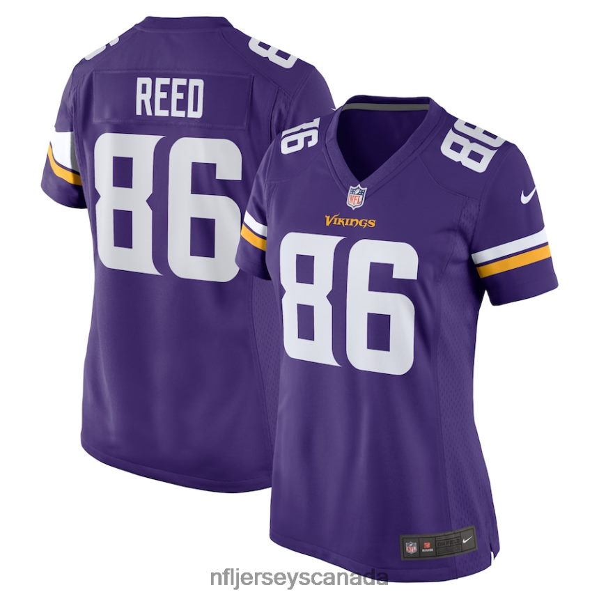 Women Minnesota Vikings Jake Reed Nike Purple Retired Player Game Jersey Clothing NFL TBXFR63520