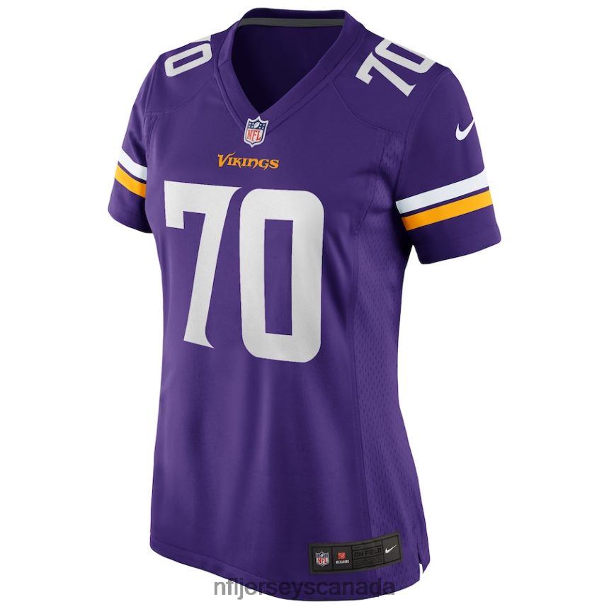 Women Minnesota Vikings Jim Marshall Nike Purple Game Retired Player Jersey Clothing NFL TBXFR65217