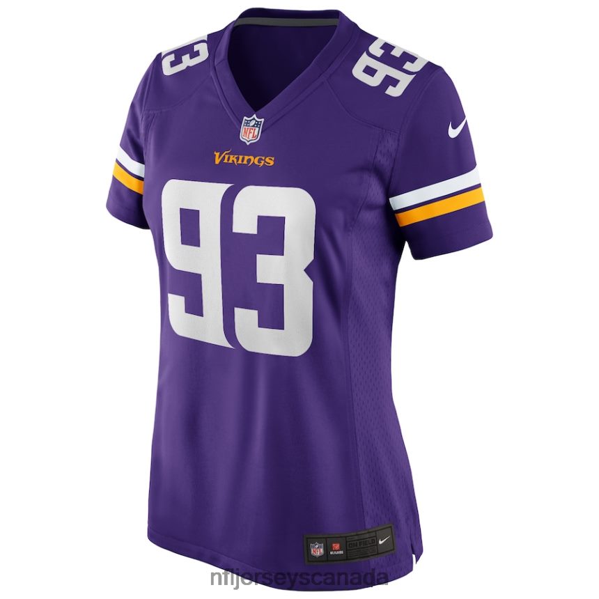 Women Minnesota Vikings John Randle Nike Purple Game Retired Player Jersey Clothing NFL TBXFR63712