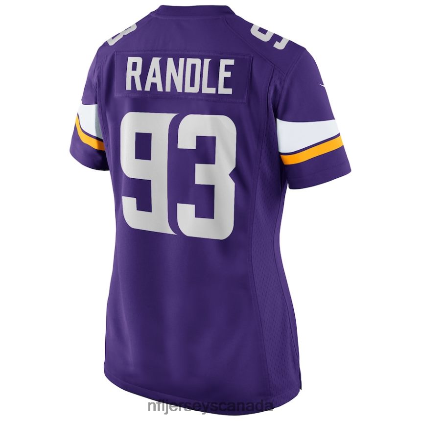 Women Minnesota Vikings John Randle Nike Purple Game Retired Player Jersey Clothing NFL TBXFR63712