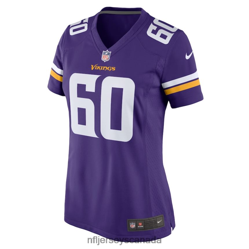Women Minnesota Vikings Josh Sokol Nike Purple Home Game Player Jersey Clothing NFL TBXFR65293