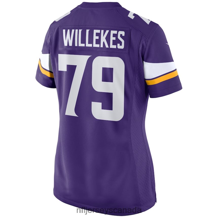 Women Minnesota Vikings Kenny Willekes Nike Purple Game Jersey Clothing NFL TBXFR65227