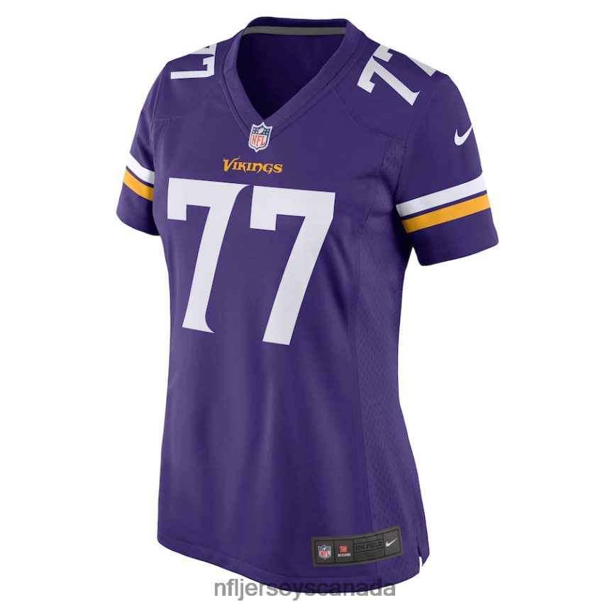 Women Minnesota Vikings Korey Stringer Nike Purple Retired Player Jersey Clothing NFL TBXFR65303