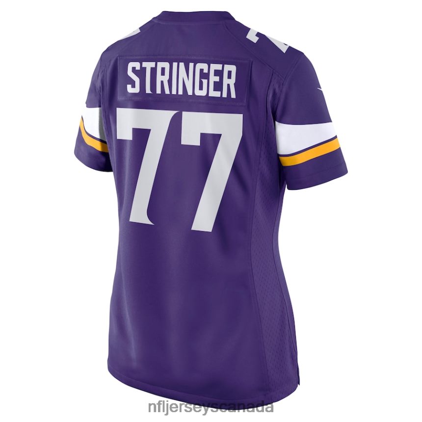 Women Minnesota Vikings Korey Stringer Nike Purple Retired Player Jersey Clothing NFL TBXFR65303