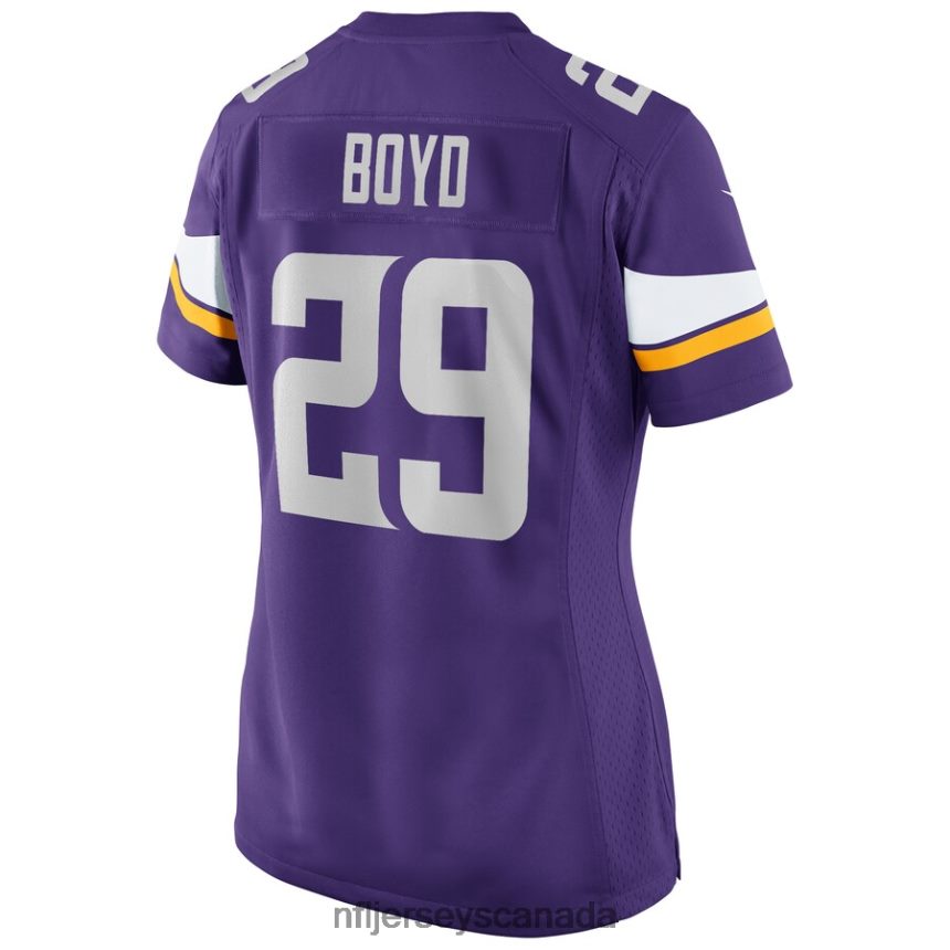 Women Minnesota Vikings Kris Boyd Nike Purple Game Jersey Clothing NFL TBXFR63994