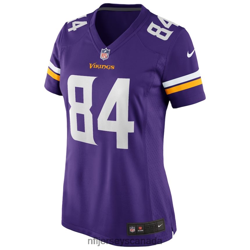 Women Minnesota Vikings Randy Moss Nike Purple Game Retired Player Jersey Clothing NFL TBXFR61513