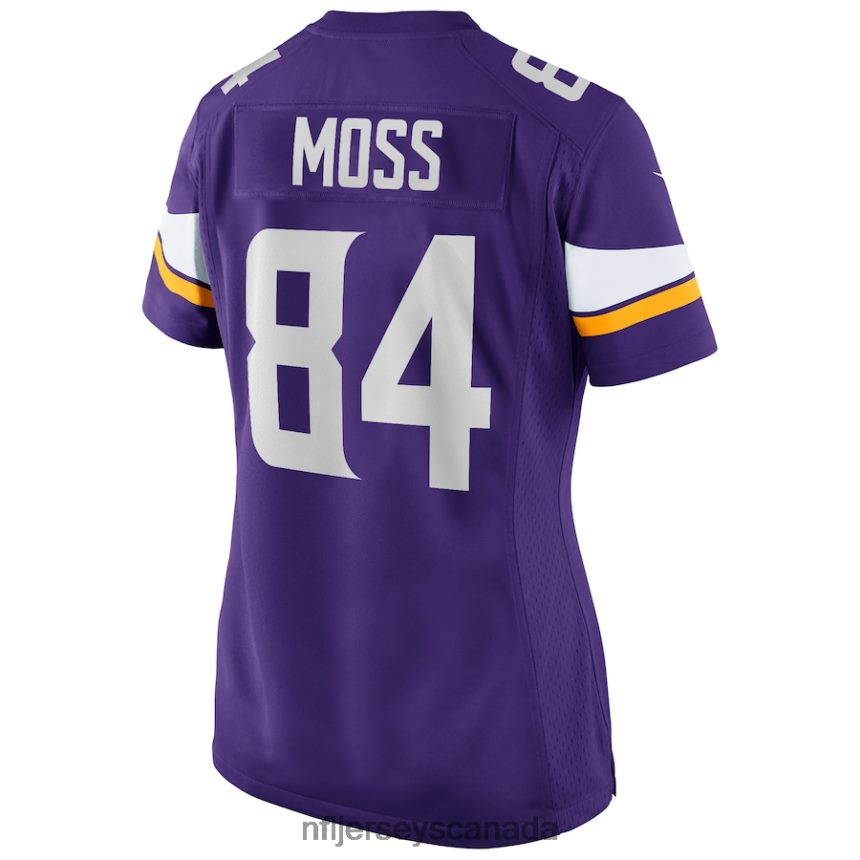 Women Minnesota Vikings Randy Moss Nike Purple Game Retired Player Jersey Clothing NFL TBXFR61513