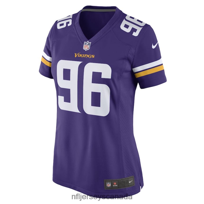 Women Minnesota Vikings Ross Blacklock Nike Purple Game Player Jersey Clothing NFL TBXFR65277