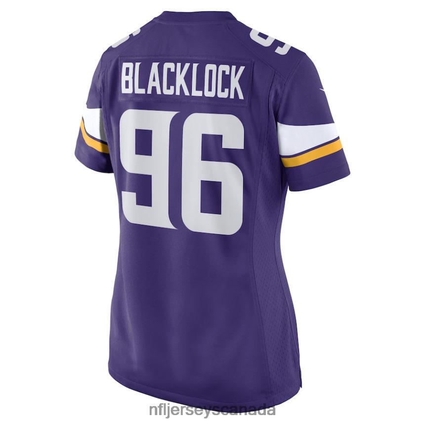Women Minnesota Vikings Ross Blacklock Nike Purple Game Player Jersey Clothing NFL TBXFR65277