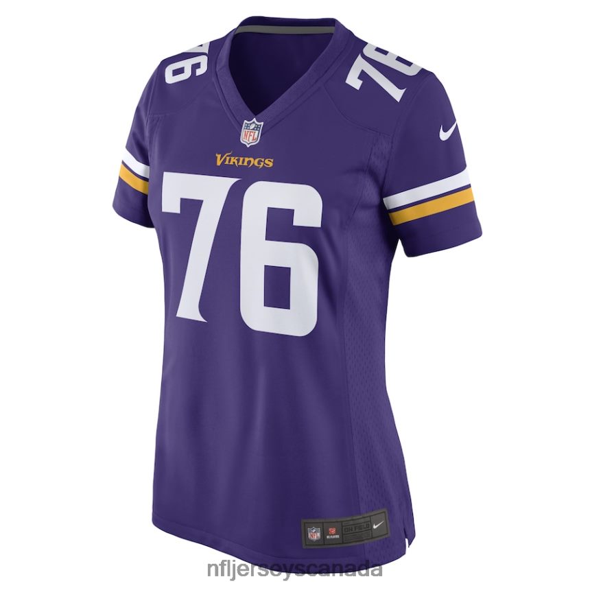 Women Minnesota Vikings TY McGill Jr Nike Purple Game Player Jersey Clothing NFL TBXFR65299