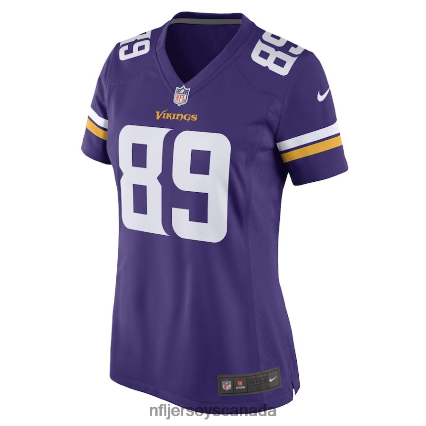 Women Minnesota Vikings Thomas Hennigan Nike Purple Game Player Jersey Clothing NFL TBXFR65225