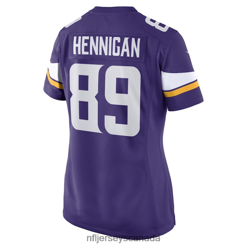 Women Minnesota Vikings Thomas Hennigan Nike Purple Game Player Jersey Clothing NFL TBXFR65225