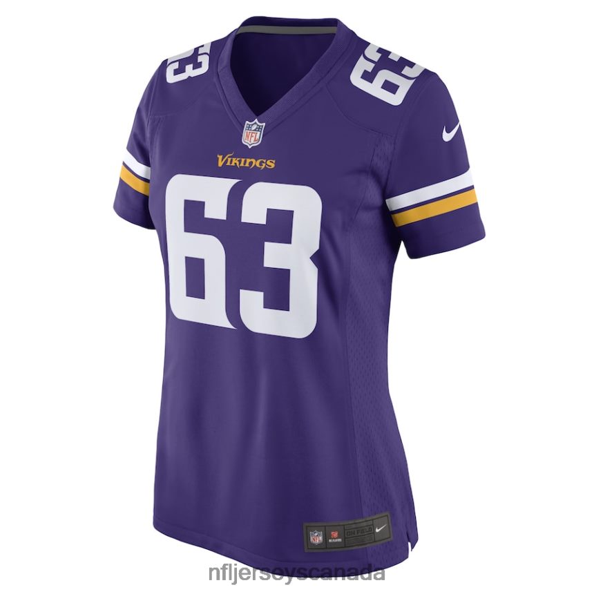 Women Minnesota Vikings Vederian Lowe Nike Purple Game Player Jersey Clothing NFL TBXFR65258