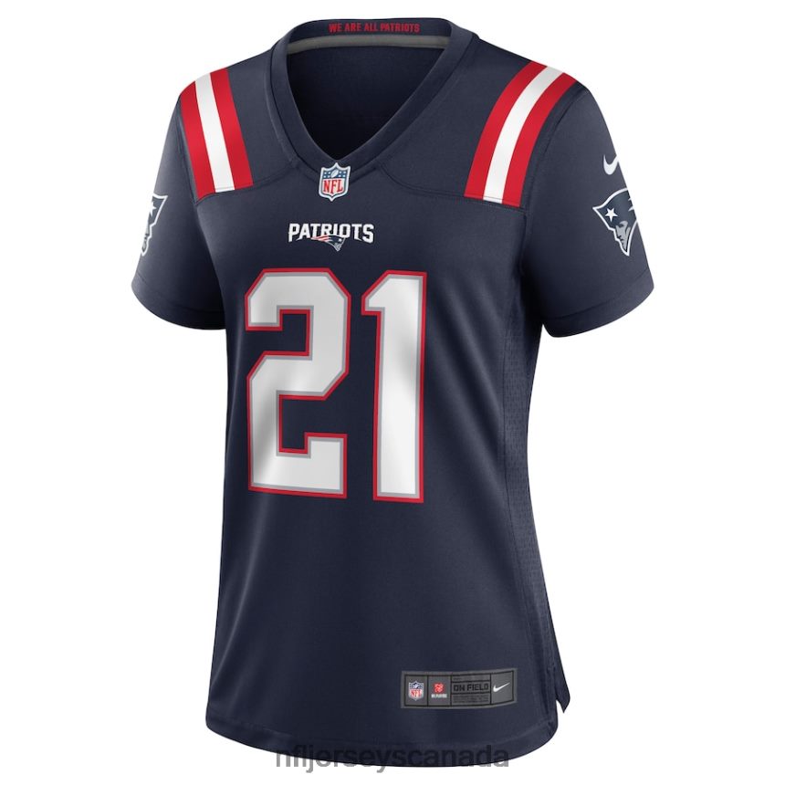 Women New England Patriots Adrian Phillips Nike Navy Game Jersey Clothing NFL TBXFR65120