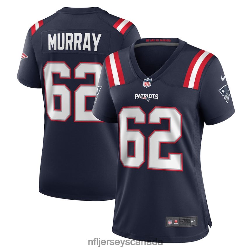 Women New England Patriots Bill Murray Nike Navy Game Player Jersey Clothing NFL TBXFR65168