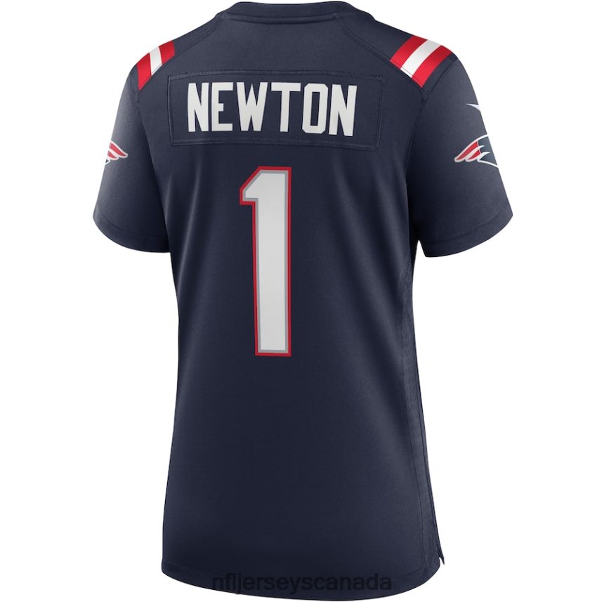 Women New England Patriots Cam Newton Nike Navy Game Jersey Clothing NFL TBXFR62596