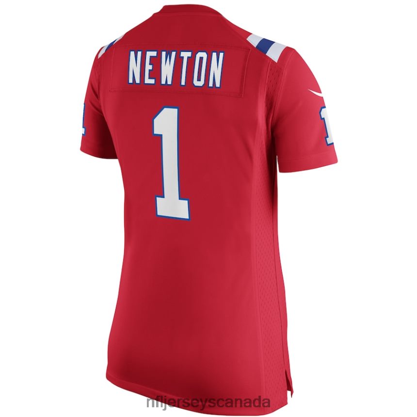 Women New England Patriots Cam Newton Nike Red Alternate Game Jersey Clothing NFL TBXFR63332