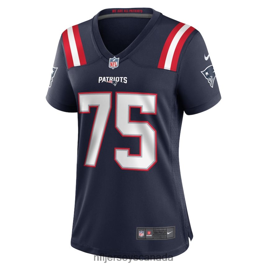 Women New England Patriots Conor McDermott Nike Navy Home Game Player Jersey Clothing NFL TBXFR65412