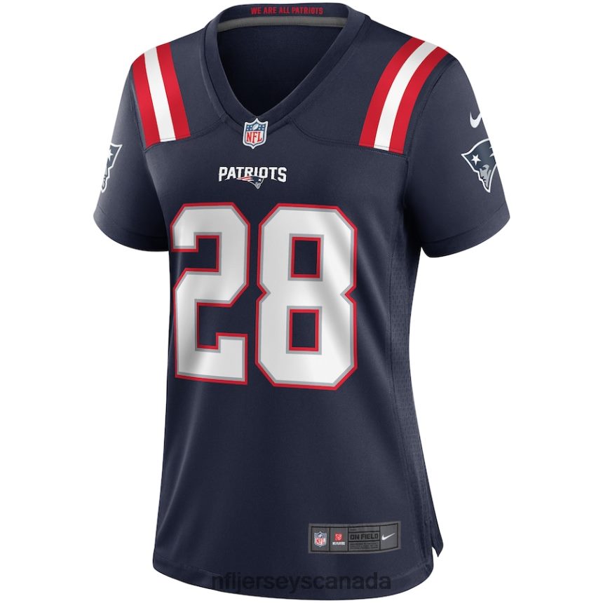 Women New England Patriots Curtis Martin Nike Navy Game Retired Player Jersey Clothing NFL TBXFR65165
