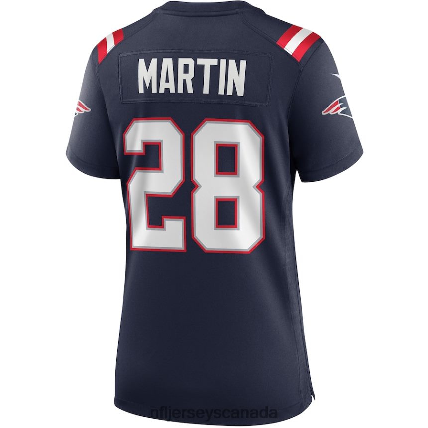 Women New England Patriots Curtis Martin Nike Navy Game Retired Player Jersey Clothing NFL TBXFR65165