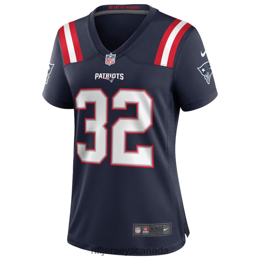 Women New England Patriots Devin McCourty Nike Navy Game Jersey Clothing NFL TBXFR61944