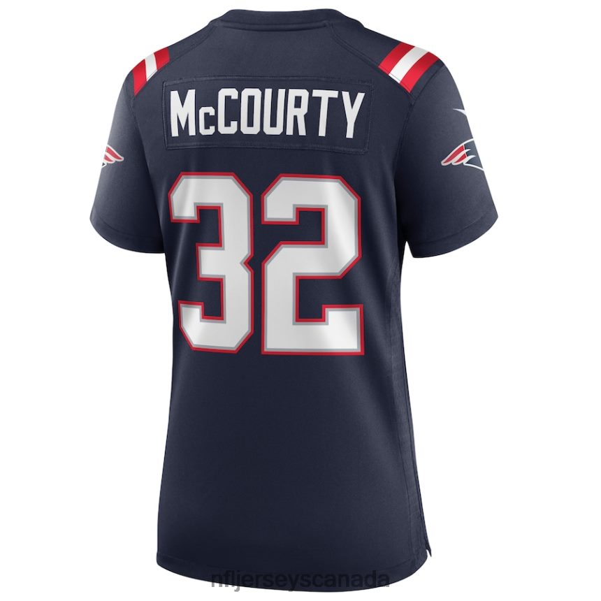 Women New England Patriots Devin McCourty Nike Navy Game Jersey Clothing NFL TBXFR61944