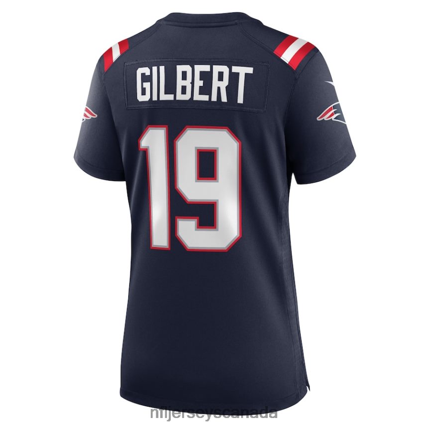 Women New England Patriots Garrett Gilbert Nike Navy Home Game Player Jersey Clothing NFL TBXFR65409