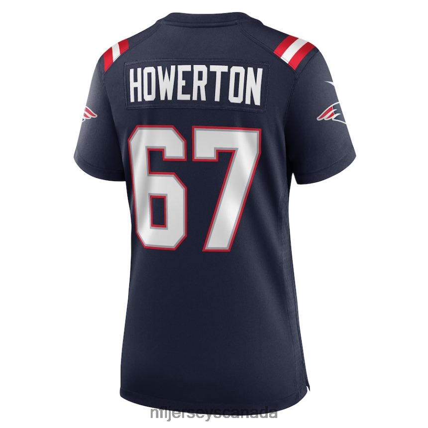 Women New England Patriots Hayden Howerton Nike Navy Home Game Player Jersey Clothing NFL TBXFR65429