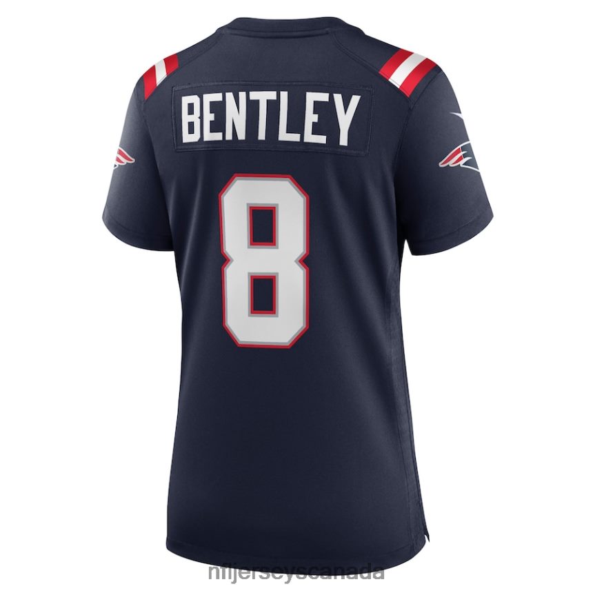 Women New England Patriots Ja\Whaun Bentley Nike Navy Game Player Jersey Clothing NFL TBXFR65112