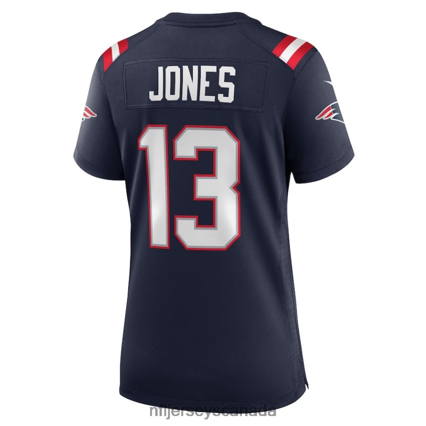 Women New England Patriots Jack Jones Nike Navy Game Player Jersey Clothing NFL TBXFR65105